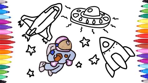 Astronaut cartoon astronaut drawing astronaut illustration drawing tutorials for kids easy drawings for kids drawing for kids simple cartoon characters doodle characters drawing sheet. How to Draw Astronaut Space Suit and Spaceship Ufo ...