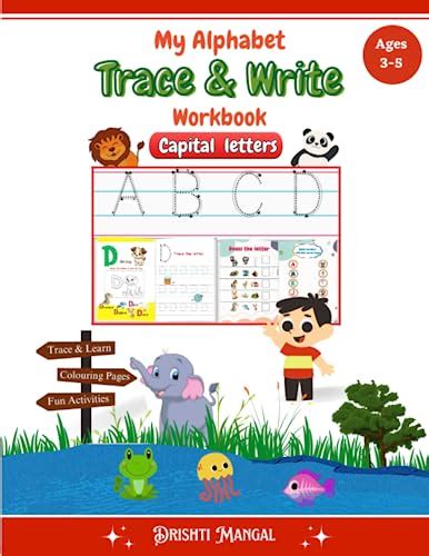 My Alphabet Trace And Write Workbook Capital Letters Amazing Abc
