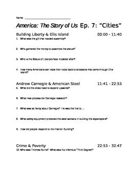 Produced by the history channel and first airred on april 25, 2010. America the story of us episode 7 worksheet answers ...