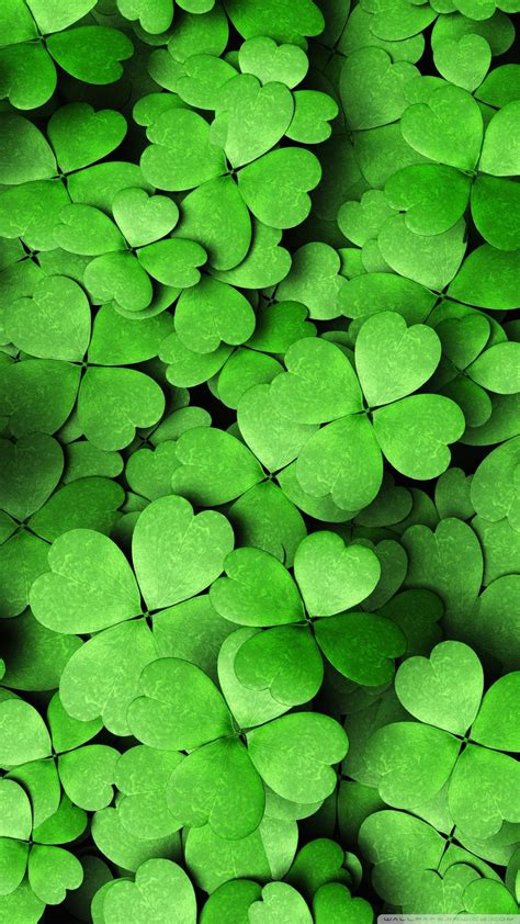 Android 4 Leaves Clover Wallpapers Wallpaper Cave