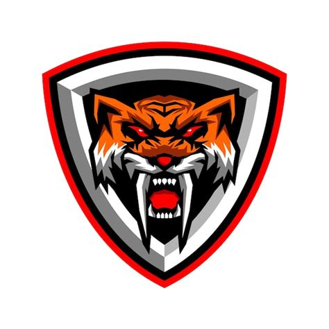 Premium Vector Tiger Esport Mascot Logo Design