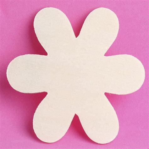 Unfinished Wood Flower Cutout All Wood Cutouts Wood Crafts Craft