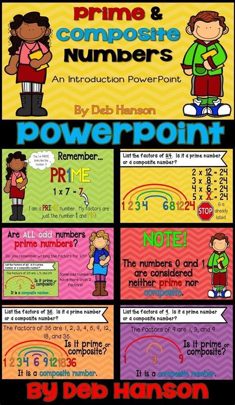 Prime And Composite Numbers Powerpoint For Introducing The Concept