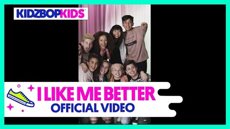 I knew from the first time, i'd stay for a long time, 'cause. KIDZ BOP Kids - I Like Me Better (Vertical Video) [KIDZ ...