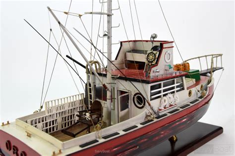 Orca From Jaws Movie Handcrafted Boat Model Savyboat