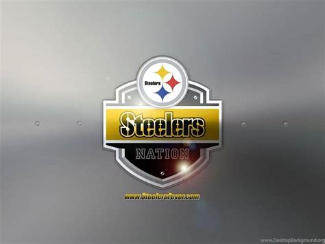 Download Pittsburgh Steelers Nation Football Logo Badge Wallpaper