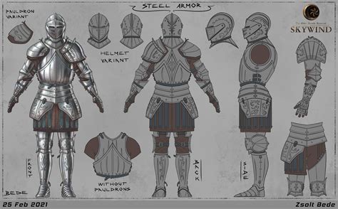 Serious Soldiers Wear Steel Imperialbretonic Steel Armor Concept By