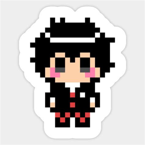 Persona 5 Joker 8 Bit Pixel Art Character Persona 5 Sticker Teepublic