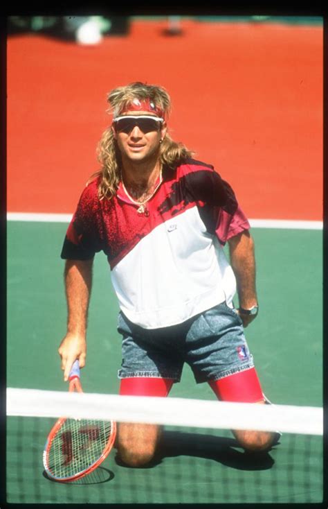 Tennis Legend Andre Agassi Made The Mullet Sexy In The