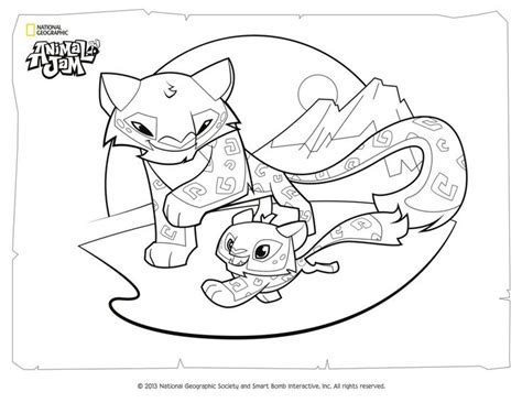 Animal Jam Coloring Pages To Print Collection