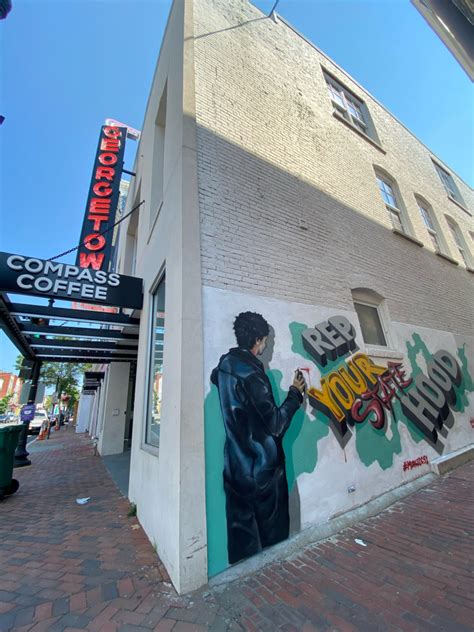 6 to the surreal experience of seeing much of political washington. New DC Statehood Murals in Georgetown | Georgetown DC ...