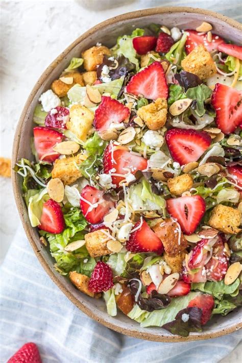 Strawberry Salad With Poppy Seed Dressing Fresh Summer Salad