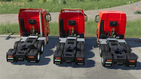 Man Tgx Semi Truck Pack V1001 Fs19 Farming Simulator 19 Mod Fs19 Mod