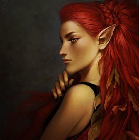 Red Haired Elf Awesomeness Pinterest Elves