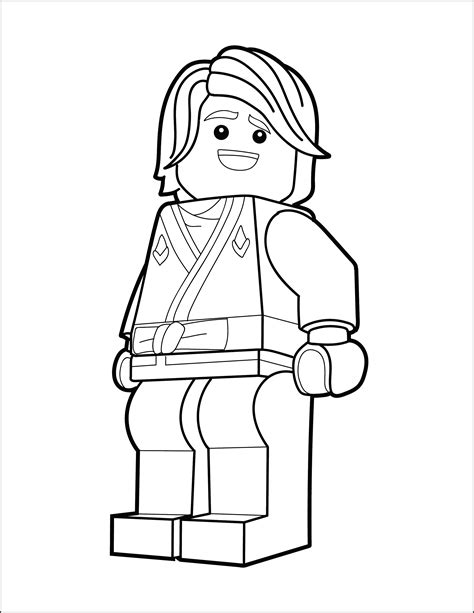 Here s a ninjago coloring page of lloyd. LEGO Ninjago Coloring Page - Lloyd - The Brick Show