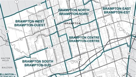 Final Report Outlines Bramptons New Federal Ridings