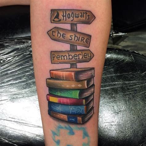 40 Amazing Book Tattoos For Literary Lovers Tattooblend