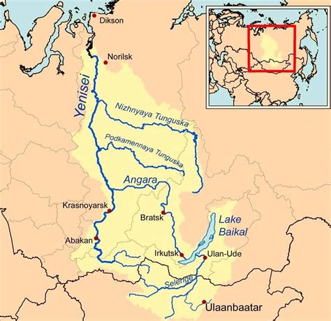 Ultima Thule The Mighty Yenisei One Of The Four Great Rivers Of