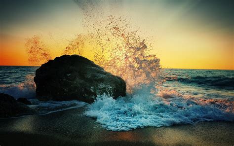 Landscape Natural Beautiful Sea Rocky Scenery