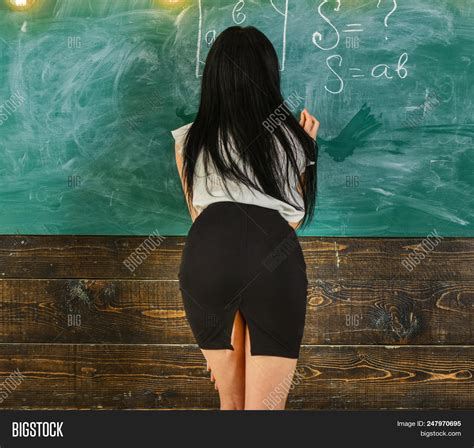 Teacher Mathematics Image Photo Free Trial Bigstock