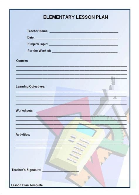 Free 11 Sample Unit Plan Templates In Pdf Ms Word Elementary