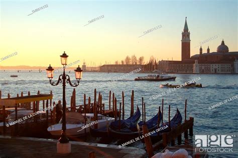 Sunrise In Venice Italy Stock Photo Picture And Royalty Free Image