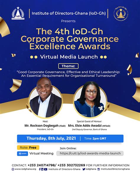 The 4th Iod Gh Corporate Governance Excellence Awards Institute Of
