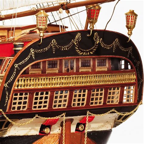 Large Gun Ship Montanes Wooden Model Ship Kit By Occre 15000