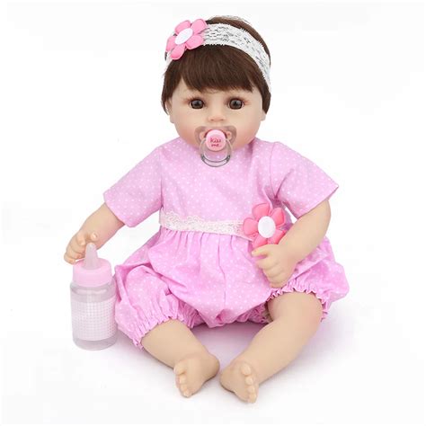 Newest 16 Inch Reborn Baby Doll Kids Playmate T Accompany Sleep Toys