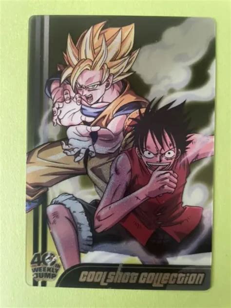 Used Dragon Ball One Piece Wafer Card Goku Luffy Bandai Rare Japan