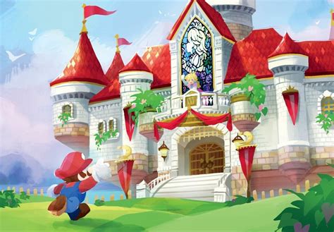 Your Daily Mario On Twitter Mario Visiting His Princess C The Art