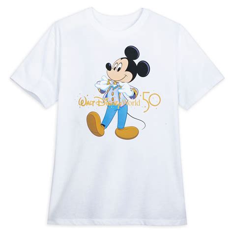 Mickey Mouse T Shirt For Adults Walt Disney World 50th Anniversary