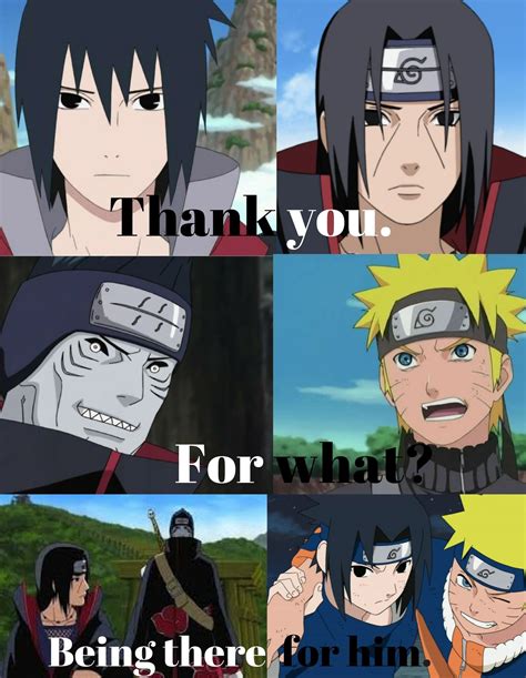 Naruto And His Friends Are Saying Thank You For What Being There Or Him