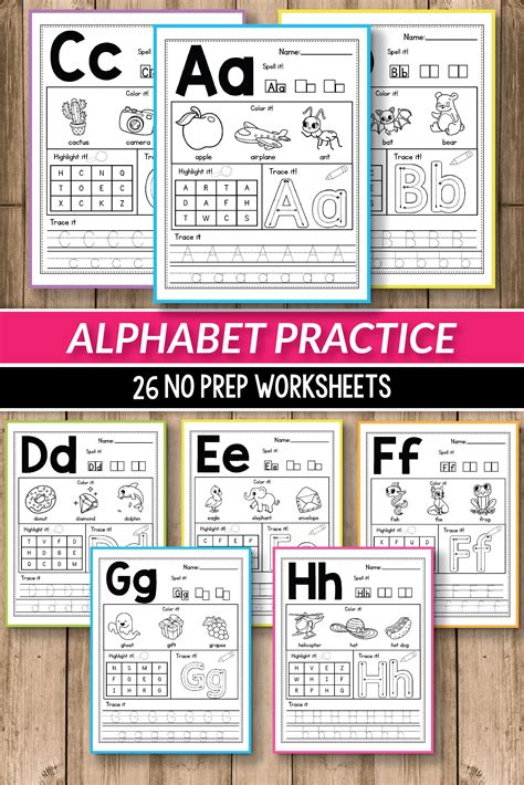 Alphabet Tracing Cards Handwriting Practice Beginning Letter Sound