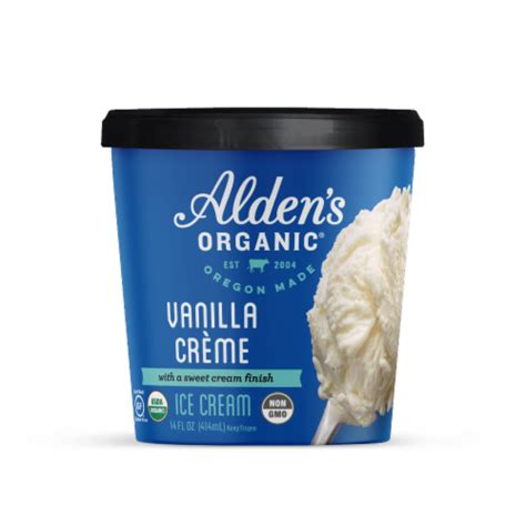 Alden S Organic Vanilla Creme Ice Cream Fl Oz Kroger