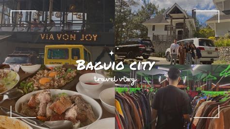 Baguio City Travel Vlogs Youtube