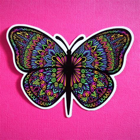 Aesthetic Blue Butterfly Sticker 2021 Small Aesthetic Butterfly