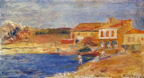 Houses By The Sea 1912 Pierre Auguste Renoir Oil Painting Pierre