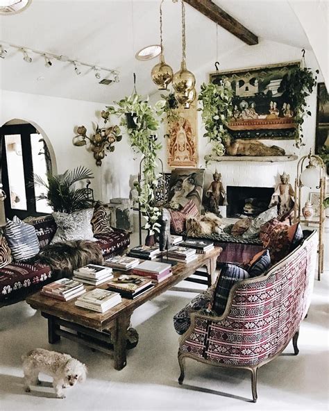 Bohemian Living Room Patterns Summer Style Elegant Bohemian Chic