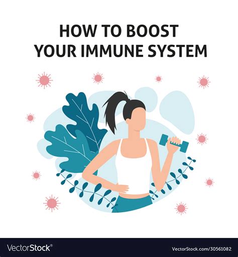 Immune System Boost Health Royalty Free Vector Image