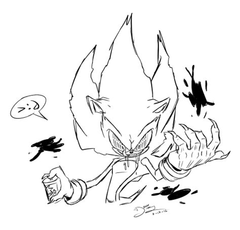 Evil Sonic Exe Coloring Pages Coloring Pages