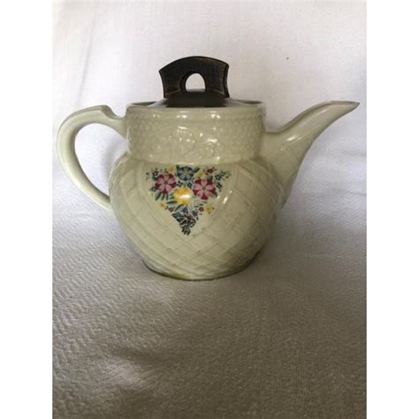 1930s Mid Century Modern Drip O Lator Ceramic Teapot Chairish