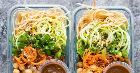 Remove from pot, drain, rinse with cold water, add 2 tbsp sesame oil and toss to coat noodles. Cold Sesame Noodles with Spiralized Vegetables - directc