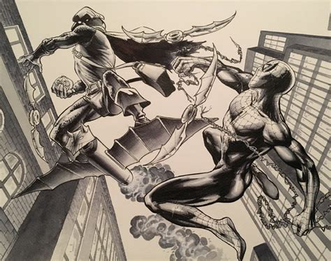 The Marvel Comics Of The S Spider Man Vs Hobgoblin By Marco Santucci