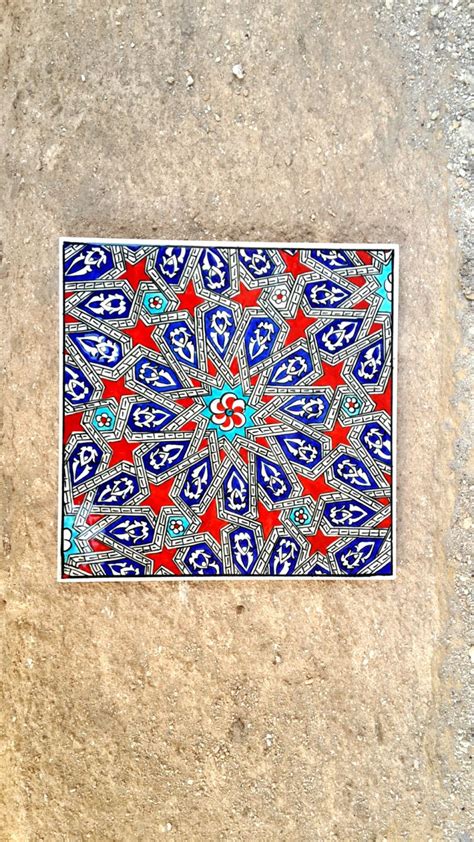 Hand Made Ceramic Tile Wall Decor Turkish Ceramic By Turqu50