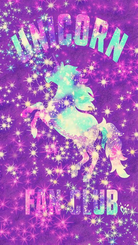 Follow the vibe and change your wallpaper every day! Unicorn fan club sparkle galaxy iPhone/Android wallpaper I ...