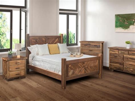 Amish modern mission bedroom set with woodbury bed. Centralia Reclaimed Bedroom Set - Countryside Amish ...
