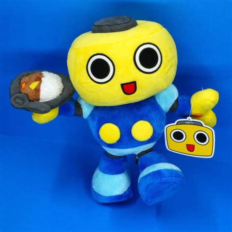 Mega Man Legends 10 Posable Servbot Robot Plush Figure Magnetic Dish Tron Bonne Ebay