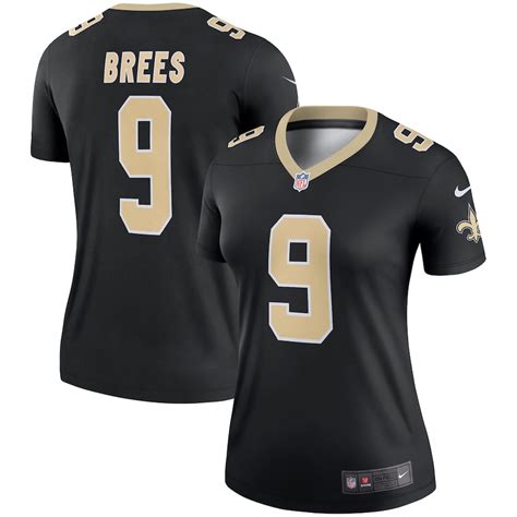 Womens Nike Drew Brees Black New Orleans Saints Legend Jersey