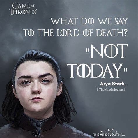 Best Of Arya Stark Quotes From Game Of Thrones Arya Stark Quotes
